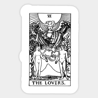 Tarot Card - The Lovers Sticker